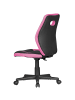 FineBuy Bürostuhl in Rosa / Stoff / 63x63x103
