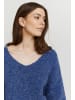 b.young V-Ausschnitt-Pullover BYOMIRA VNECK JUMPER - 20811879 in blau