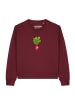 wat? Apparel Sweatshirt Radieschen in Weinrot