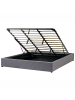 Beliani Doppelbett DINAN in Grau - (W) 187 x (H) 31 x (L) 214 cm