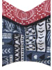 s.Oliver Bügel-Bandeau-Bikini-Top in blau-rot