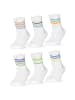 Occulto 6er Pack Retro Tennissocken Roger in 80s