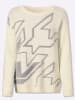 Heine Pullover in steingrau-champagner-gemustert