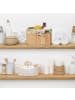 relaxdays Aufbewahrungskorb in Natur/ Creme - (B)31 x (H)20 x (T)31 cm