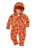 Playshoes Fleece-Overall Dinos in Ocker