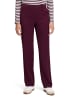 BETTY & CO Anzughose mit Taschen in Dark Aubergine