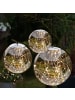 MARELIDA LED Leuchtkugel Lichterkugel Kugelleuchte hängend D: 20cm in transparent