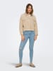 ONLY Cordjacke mit Stehkragen und Knopfleiste in Humus