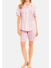 Rösch Schlafanzug Oberteil Basic in Rose stripe