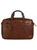 SPIKES & SPARROW Reisetasche echt Leder in cognac