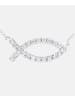 Diamant L'éternel Halskette aus 375 Weißgold mit 0.15 Karat Diamant