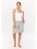 ANGELS  Shorts Melierte Shorts Capri Straight in hellgrau