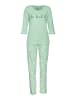 VIVANCE DREAMS Pyjama in jade-gemustert