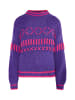 IZIA Damen Pullover in Lila Pink