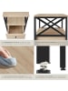 tectake Beistelltisch Falkirk 40x41,5x55,5cm