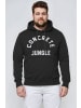 Men Plus Sweatshirt in schwarz