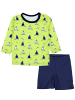 Aquarti Baby Jungen Bade-Set Zweiteiliger Badeanzug T-Shirt Hose in blau/grün