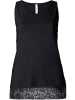 sheego Tanktop in schwarz