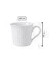 Villeroy & Boch 6er Set Kaffee- / Teetasse Cellini in 200 ml in weiß