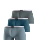 s.Oliver Boxershorts in mint, petrol, bedruckt