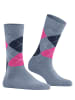 Burlington Socken 1er Pack in Blaugrau/Pink/Dunkelblau