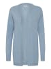 b. young BYMMPIMBAH LONG CARDIGAN - KNIT Loose fit in Blue Bell Melange