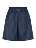 More & More stylishe, cleane Jeansshorts in dark blue denim