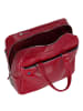 Piquadro Blue Square 2-Rollen Businesstrolley Leder 36 cm Laptopfach in red