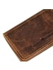 Greenburry Vintage Geldbörse RFID Schutz Leder 10 cm braun
