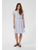 Cream Kleid CRAmmeli Feminine in Blue White Stripe w. Flowers