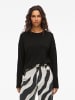 Vila Strickpullover in Black