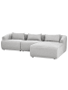 Beliani Ecksofa SVANSELE in Grau - (W) 278 x (H) 72 x (L) 174 cm linksseitig