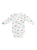 SlumberOrganix Bio Baby-Body langarm in Blau