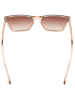 styleBREAKER Nerd Sonnenbrille in Transparent / Hellbraun Verlauf