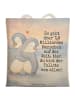 Mr. & Mrs. Panda Shopper Pinguine Kuscheln Design mit Spruch in Weiß