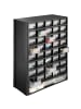 tectake 2er-Set Sortimentskasten, stabil, Wandmontage, 30 x 13,5 x 45 cm
