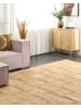 Beliani Geflochtener Teppich ESENTEPE in Beige - (W) 300 x (L) 400 cm