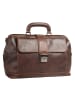 X-ZONE Reisetasche echt Leder in cognac