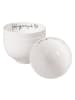 Villeroy & Boch 4er Set Bols Lieblingsmensch Statement ø 13,8 cm weiß in weiß