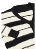 myMo Women Cardigan in Schwarz Wollweiss