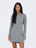 JDY Strickkleid in Medium Grey Melange