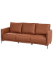 Beliani 3-Sitzer Sofa CILENS in Braun/Grau - (W) 152 x (H) 93 x (L) 73 cm
