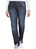 sheego Stretch-Jeans in dark blue denim