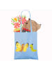 Mr. & Mrs. Panda Tote Bag Raupe Schmetterling ohne Spruch in Sky Blue
