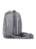 Lacoste Origin Croc Umhängetasche Leder 16 cm gunmetal