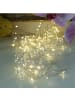 MARELIDA LED Lichterkette Diamant Cluster Dekogirlande mit Tropfen 100LED 1,2m in klar