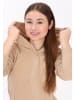 myMo Damen Fleecejacke in Beige