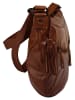 SPIKES & SPARROW Umhängetasche echt Leder in cognac