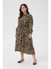 KAFFE curve Kleid KColivia Regular fit in Black Deep/Nomad Print