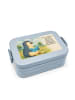 Mr. & Mrs. Panda MEPAL Bentobox Pinguin Buch Design mit Spruch in Blau Pastell